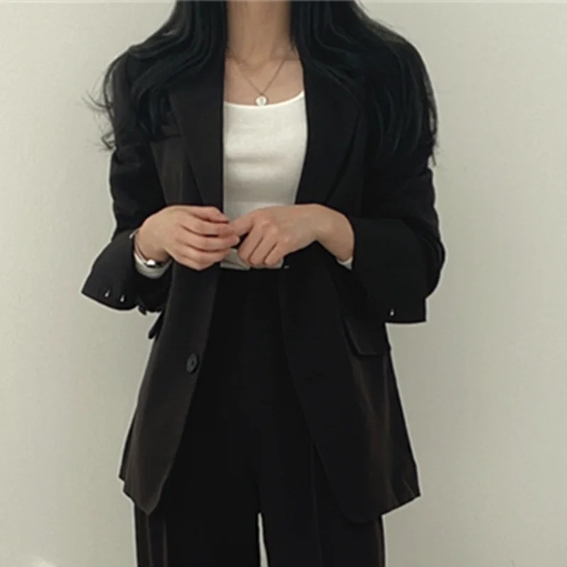 Luxury Suits Women Blazer Pants Two Piece Sets Chic High-end Office Ladies Suit Long Sleeve Jacket Spring Autumn Clothing New