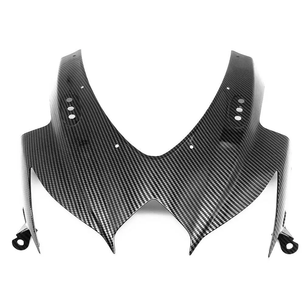 

For Suzuki GSXR GSX-R 600 GSX R750 2008 2009 2010 K8 Hydro Dipped Carbon Fiber Finish Front Nose Headlight Fairing