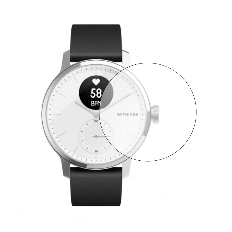 Pellicola Protettiva Morbida Per Withings Scanwatch 38Mm 42Mm/Steel Hr 36Mm 40Mm/Move Protezione Dello Schermo Ecg Accessori Per Orologi Sportivi