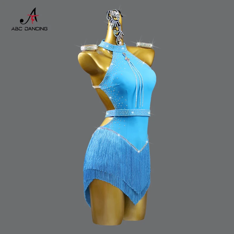 Abiti da donna latinoamericani Abiti da ballo Abiti da festa per ragazze Abiti da ballo di samba Gonna sportiva femminile Palcoscenico personalizzato - immagine 3