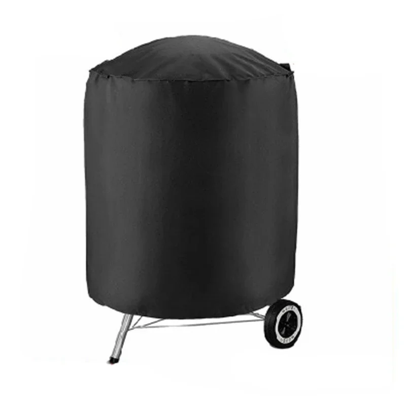 BBQ Cover Outdoor Dust Waterproof Weber Heavy Duty Grill Cover Rain Protective outdoor Barbecue cover round bbq grill black grill cover