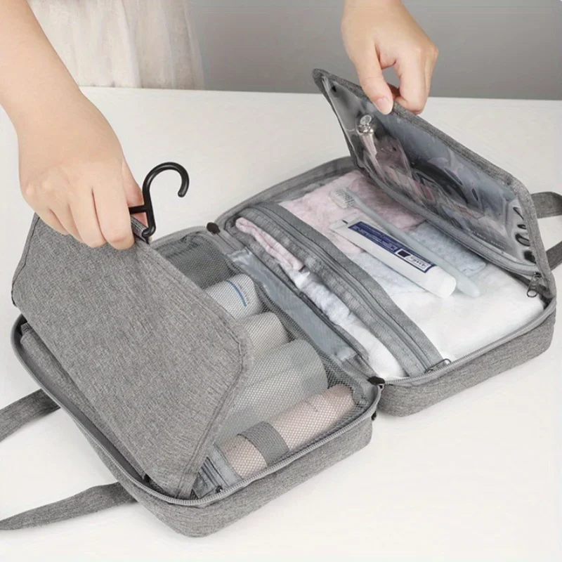 Women's Travel Toiletries for Men - Portable Hanging Storage Bag Cosmetic Bag Suitable for Cosmetic Travel Accessories Essential - 4