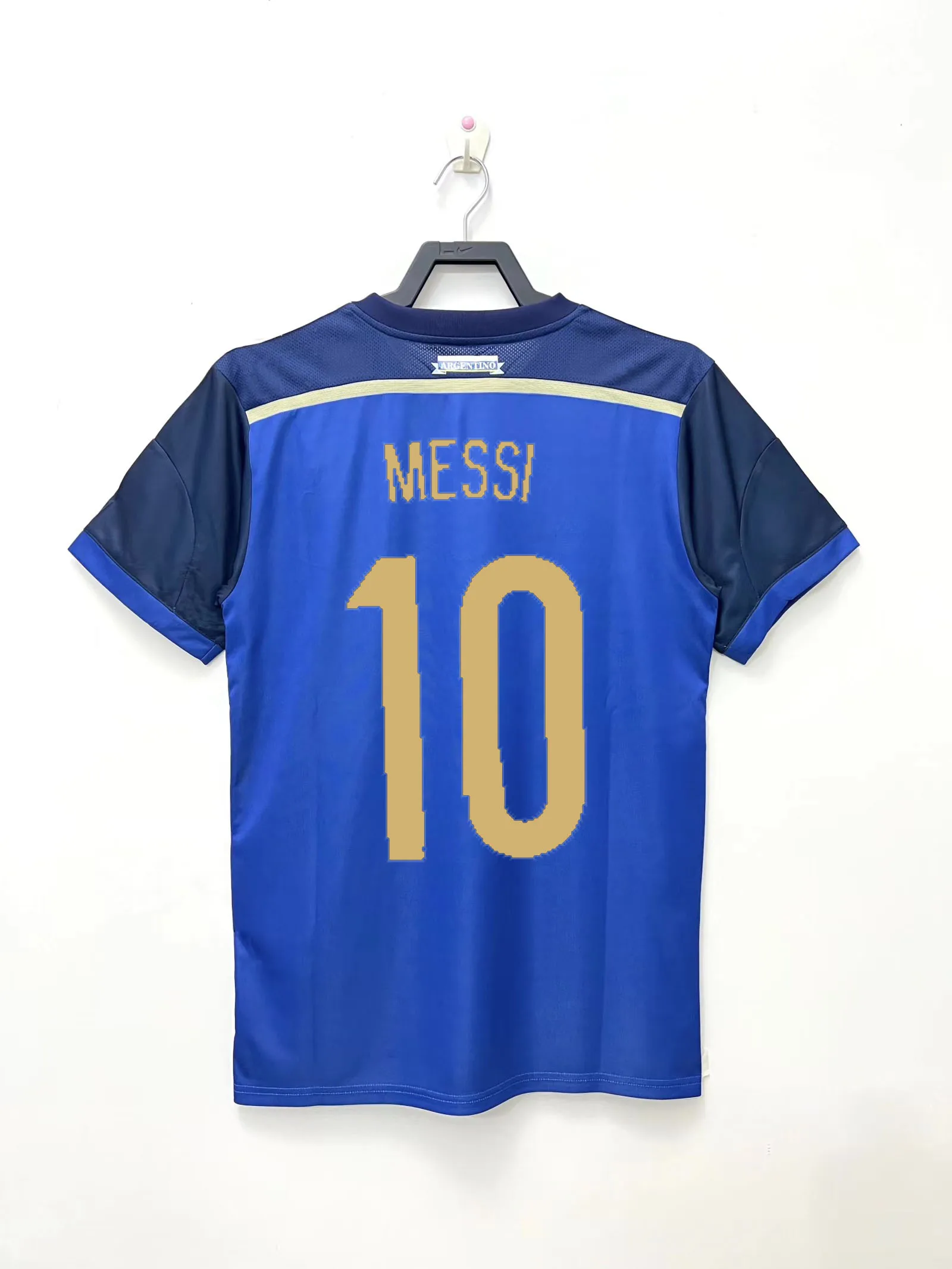86 Argentina Home Away Retro Jersey MESSI 10 Football Team Sport Shirt