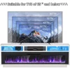 58 "fireplace TV Cabinet, Suitable for TVs Up To 65", Living Room TV Console, LED Lights Entertainment Center 4