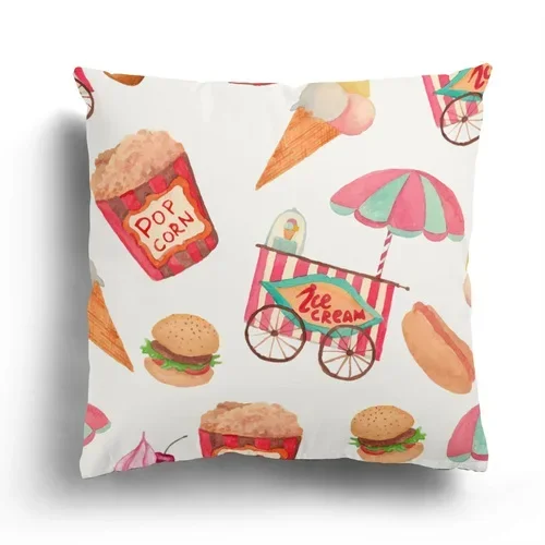 thumbnail image 1 of Funda de almohada de lujo con dibujos de limón para decoración del hogar, para exteriores, para coche, sala de estar, verano, 1 of 5