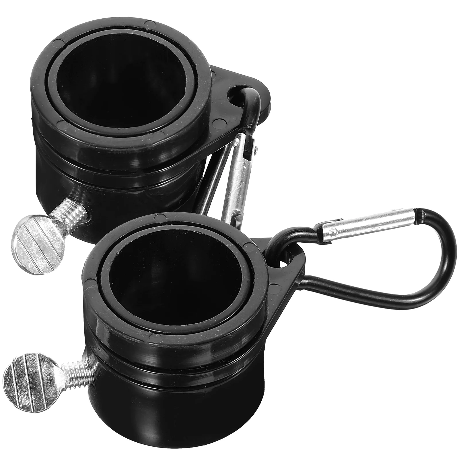 

Rotating Mounting Rings, 360 Degree Free Rotating Rings Adjustable Fasteners- for 1 Inch Diameter Flagpole ( Black 2 Pack )