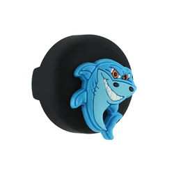 Waterproof Silicone AirTag Holder for Kid's Shoelaces & Straps (Shark - 1pcs)