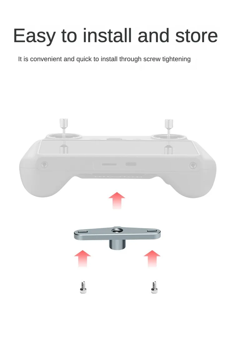 Für DJI RC RC2 Mini 4/3Pro Controller 1/4 "ARRI Lanyard Haken Neck Strap Schnalle Stativ Adapter Bike Mount Hände-Freies Drone Fliegen – Detail 10