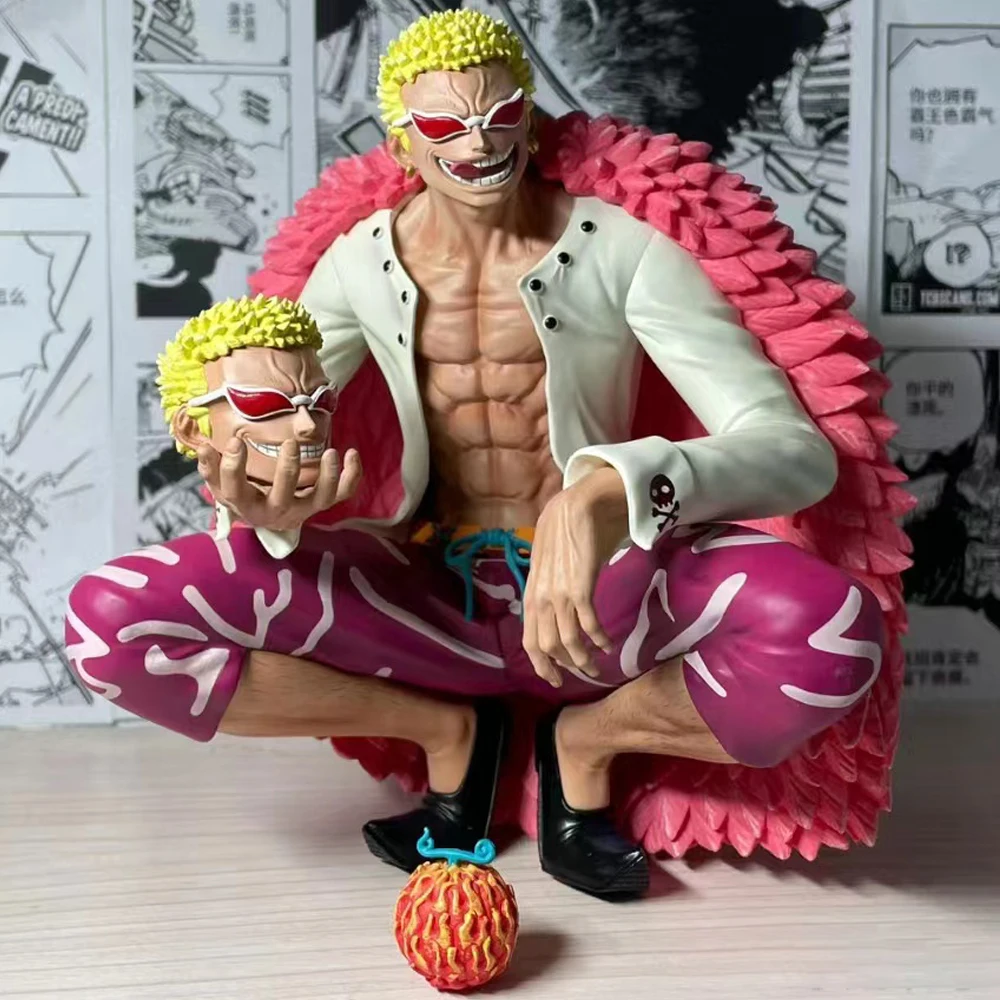 

Anime One Piece Figure Donquixote Doflamingo Action Figure One Piece Oka Shichibukai 15cm PVC Collection Model Doll Gifts Toys