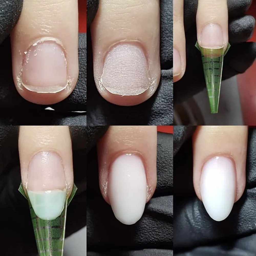 12ml Poly Builder Nails Extension Gel - Milky White/Clear