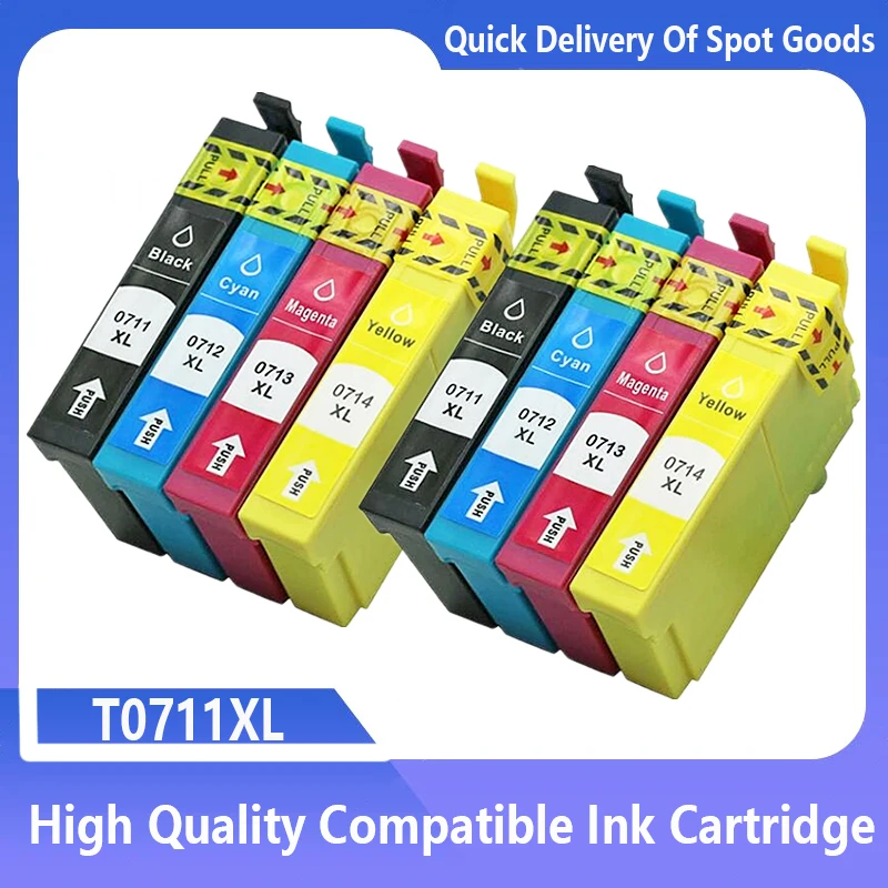 

Чернильный картридж T0711, T0712, T0713, T0714 для Epson Stylus DX4000, DX4050, DX4400, DX5000, DX4450, DX5050, DX6000, DX6050, SX110, SX215