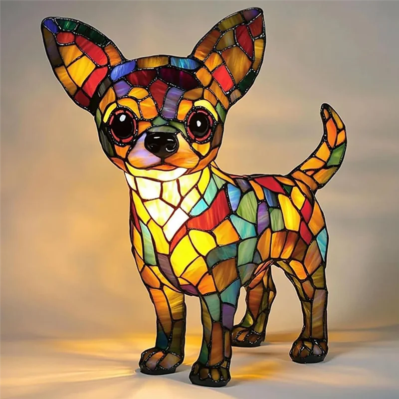 Chihuahua Dog Table Lamp 6