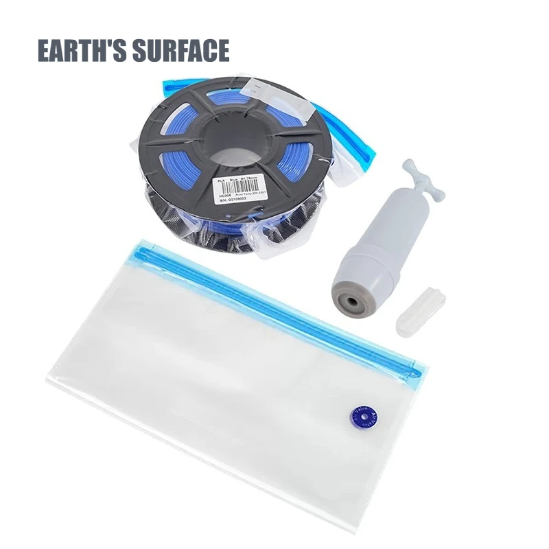 ES-3D 프린터 부품 PLA ABS TPU 진공 가방, 필라멘트 보관 가방, 3D 프린터 필라멘트 건조기, 안전 유지 습도 가방 키트