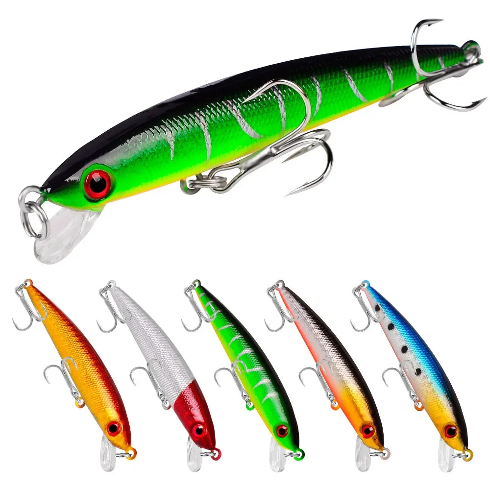 5Pcs Minnow Crankbaits Tackle Fishing Lure Kit 9Cm7G Hard Bait Artificial Spoonbait Set Di Wobbler Per Pike Trolling Carp