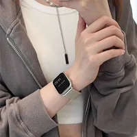 Bracelet magnétique pour Apple Watch Ultra 49mm, 44mm 45mm 40mm 41mm 42mm 38mm, Bracelet en acier inoxydable iWatch série 7 8 se 6 5 3 4