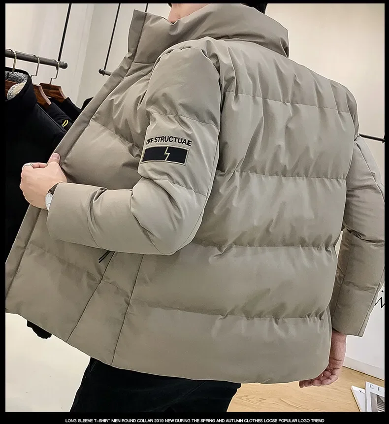 

Men's down jacket, autumn and winter cotton jacket, trendy and versatile Korean version, extra thick and warm for external wear