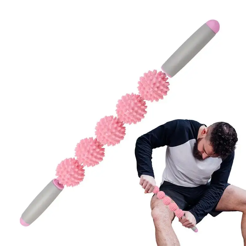 

Muscle Relaxation Rod Roller Yoga Massage Stick Male And Female Spike Hedgehog Ball Massage Stick