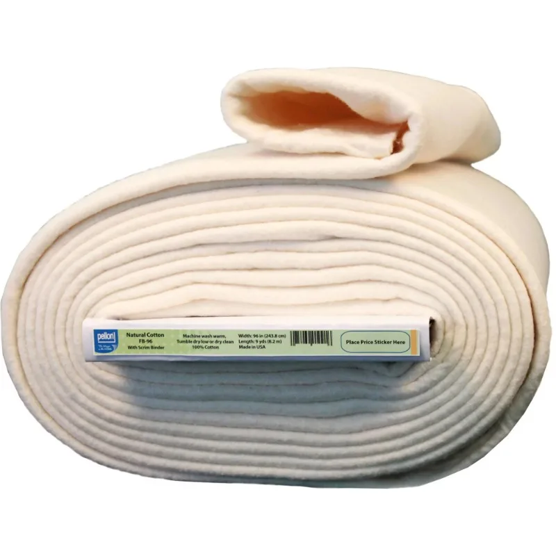 Pellon Natural Cotton Batting Off White 96x9 Yards