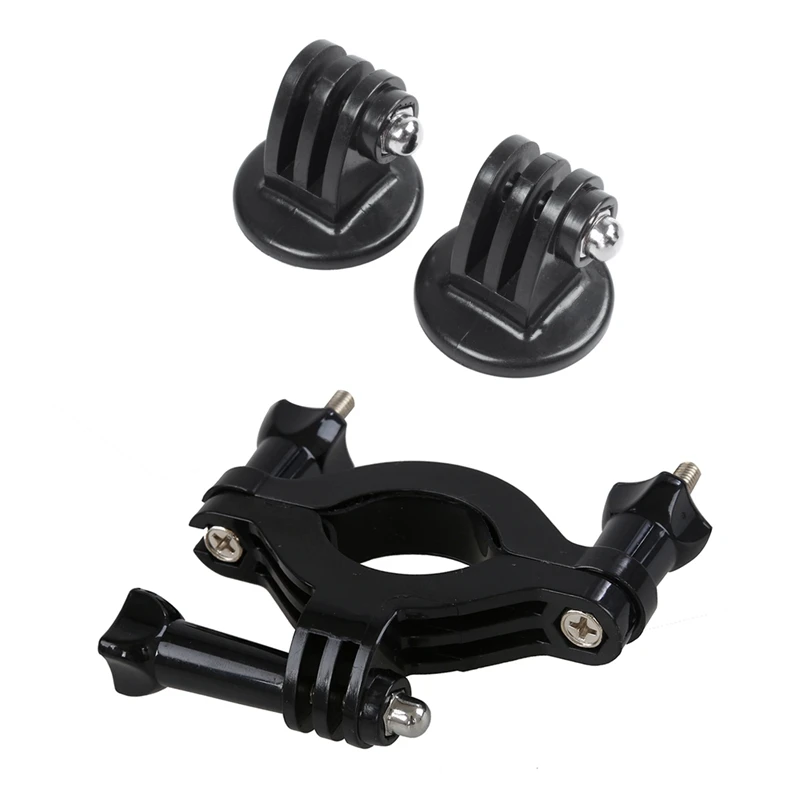1X Roll Bar Mount Per Gopro Hd Hero Hero 2 Hero 3 3 + Adattatore Per Treppiede Nero E 2X Nero Per Gopro Hero 4 3 + 3 2 1