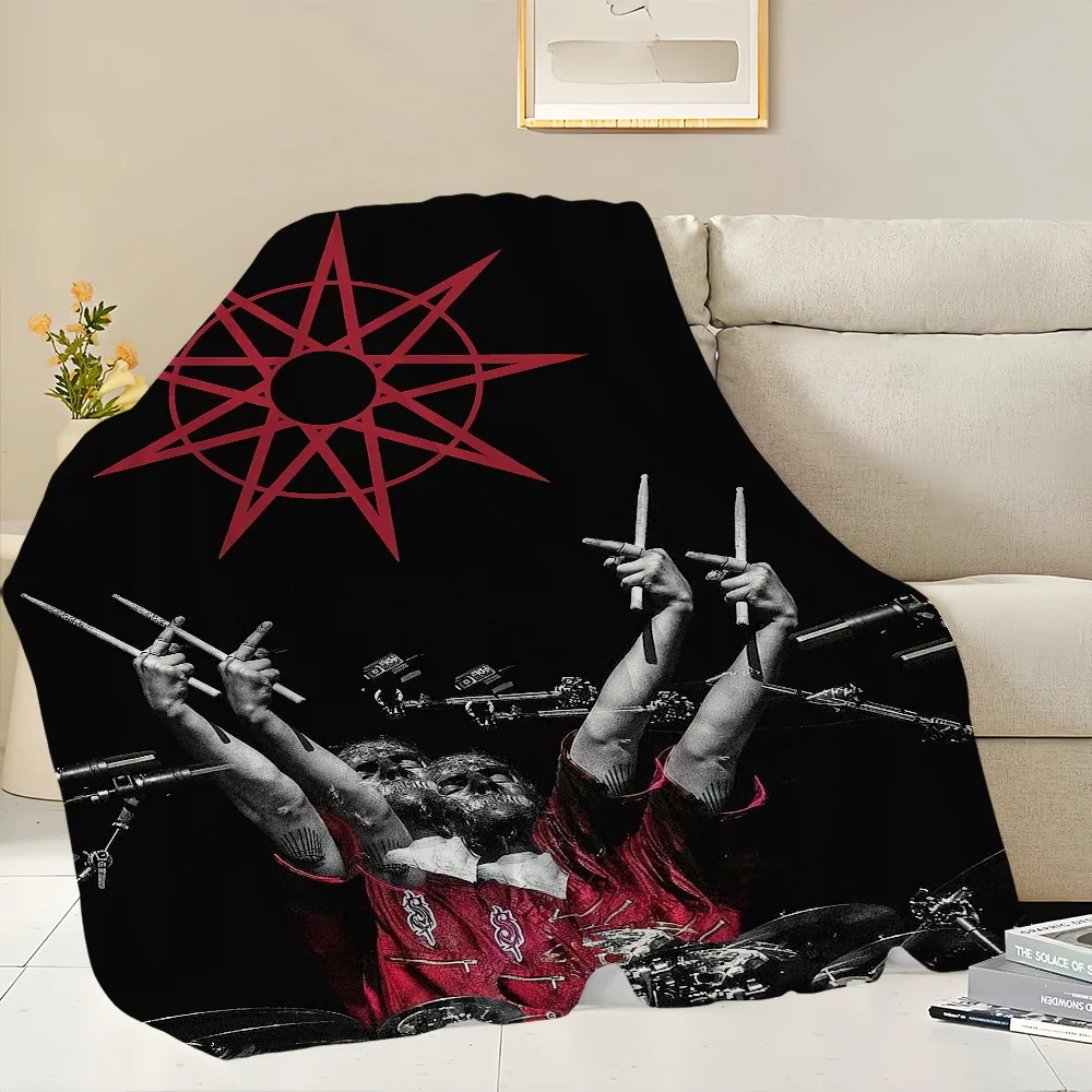 Band S-Slipknot cool Blanket Skin friendly comfort warm soft plush blanket suitable sofa living room office bedroom 2