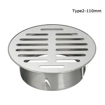 ที่ครอบท่อระบายน้ำสำหรับใช้ในสวนขนาด50/63/75/83/110มม. ที่ครอบท่อระบายน้ำที่พื้นกลางแจ้งทำจากสเตนเลสสตีลป้องกันการบล็อก 12