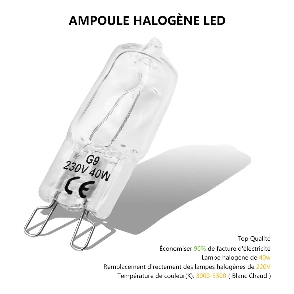 Ampoule halogène G9/25W/230V 2800K