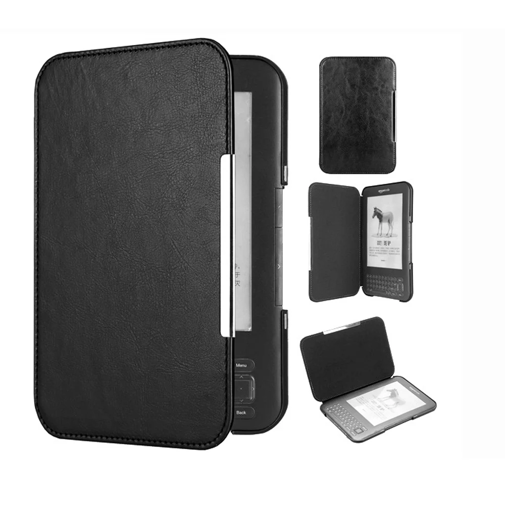 kindle, capa magnética tipo livro com teclado de 3 ° geração