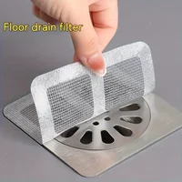 10/30/50pcs ท่อระบายน้ําชั้นแนบห้องน้ําผมกรองห้องน้ําท่อระบายน้ํากรองและห้องครัว Anti-blocking สุทธิท่อระบายน้ํา 1