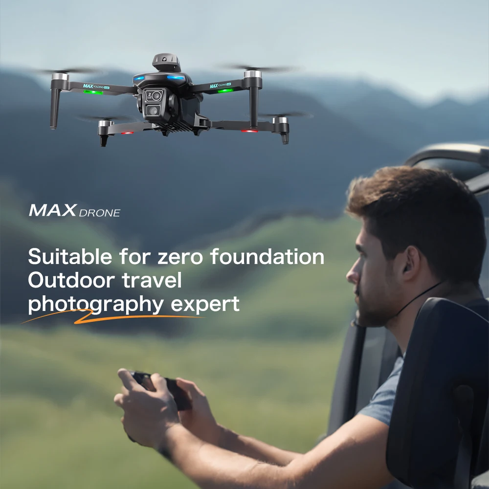 XT606 Folding RC Drone Aerial Brushless Quadcopter 4K/6K HD Camera Obstacle Avoidance Photography Optical Flow Airplane Kid Toy 6