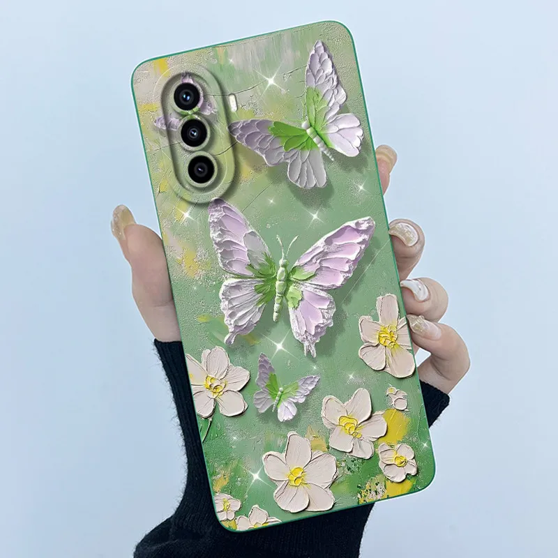 Cute Panda Girl Cat Anti-Drop Liquid Silicone Phone Back Cover