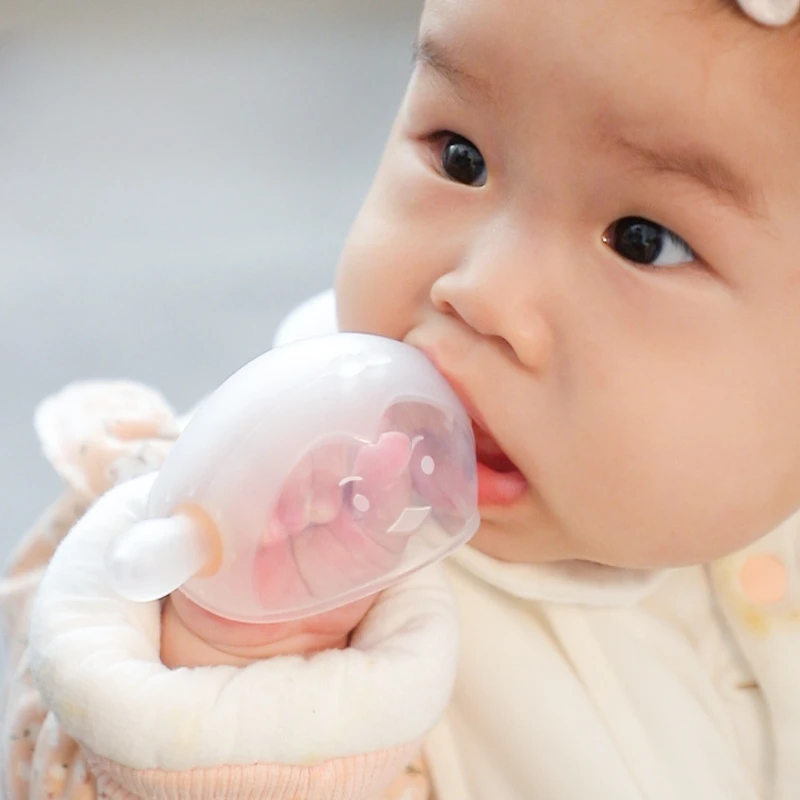 Description Picture 3 of item0-1Years Newborn Food Grade Silicone Children Teether Baby Boys Girls Molar Stick Handheld Silicone Teething