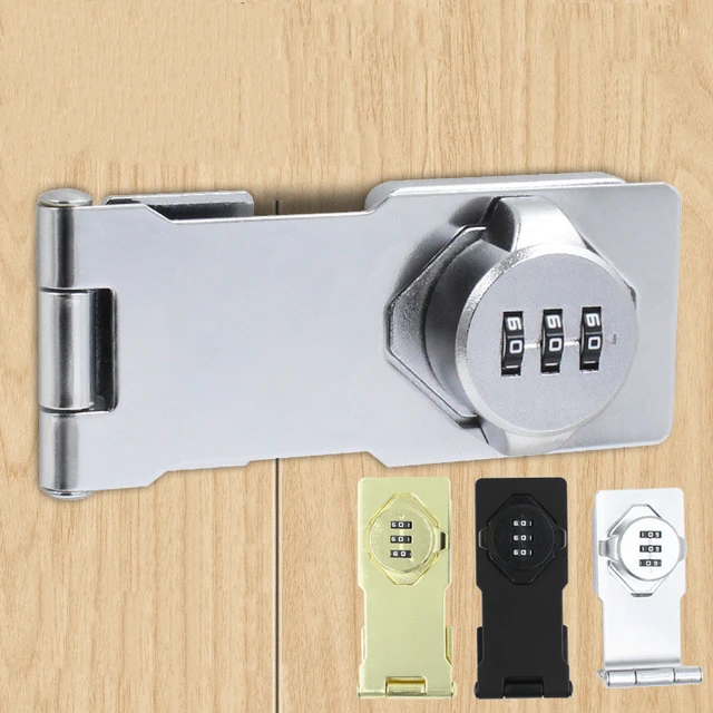 Password Hasp Locks, Cabinet Door Combination Lock, Barn Door Lock