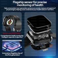 2026 New Health Analytics Smart Watch Uric Acid Blood Lipids Body Fat Monitoring ECG+PPG Bluetooth Call Smartwatch Men Women - Image 2