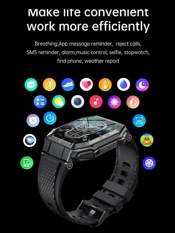 

Fitness Watch Water Resistant 1.85-inch Fitness Tracker Answer/Make Calls Smartwatch Fitness Watch For Women Men Compatible With