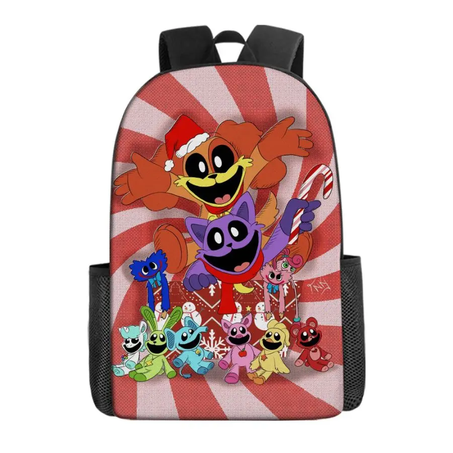 

Рюкзак на плечо с рисунком смайликов, сумка с 3D рисунком аниме для начальной школы, школьные принадлежности для мальчиков