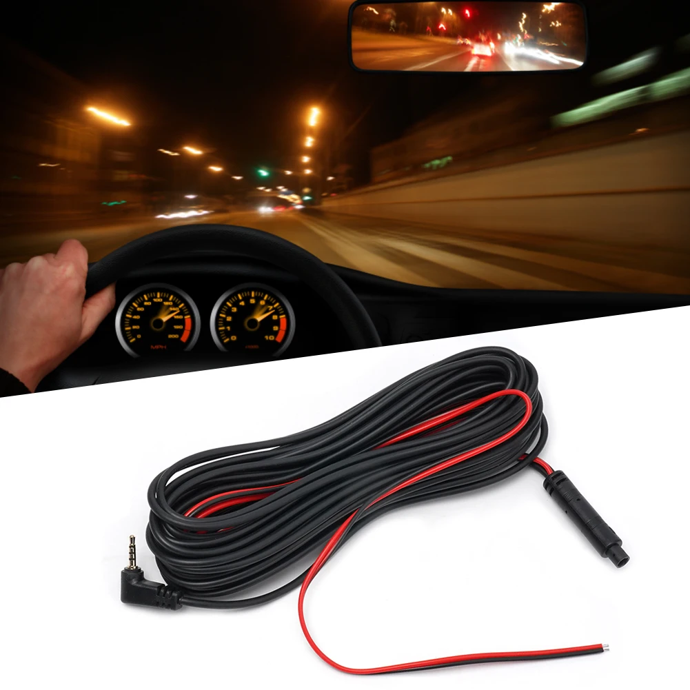 1Pc Dash Cam Cable Extension Cable Line Vista Posteriore 1 Pezzo 10 Metri 4 Pin Av Cable Camera Car Dc12V Auto Electronics Accessori