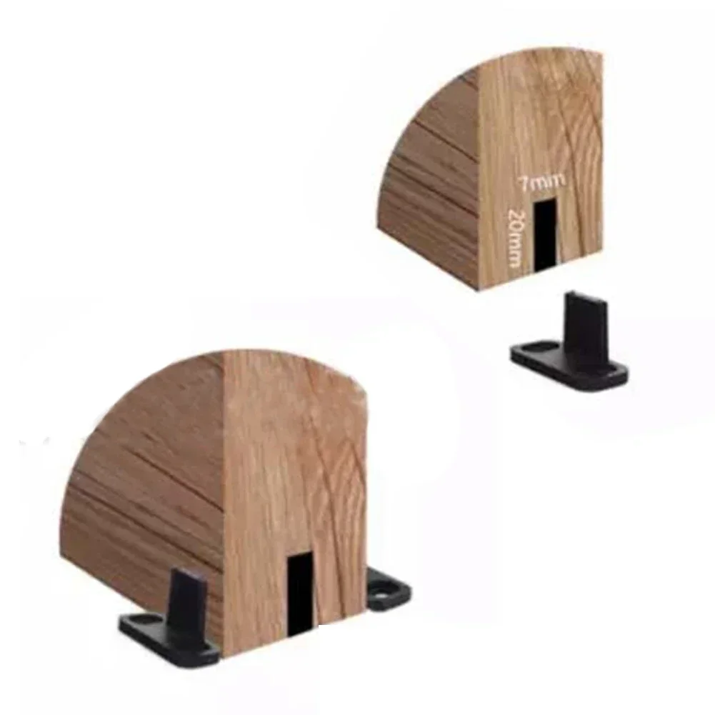 Sliding Barn Door Guide 2pcs Adjustable Stay Roller for Bottom of Sliding Door Silent