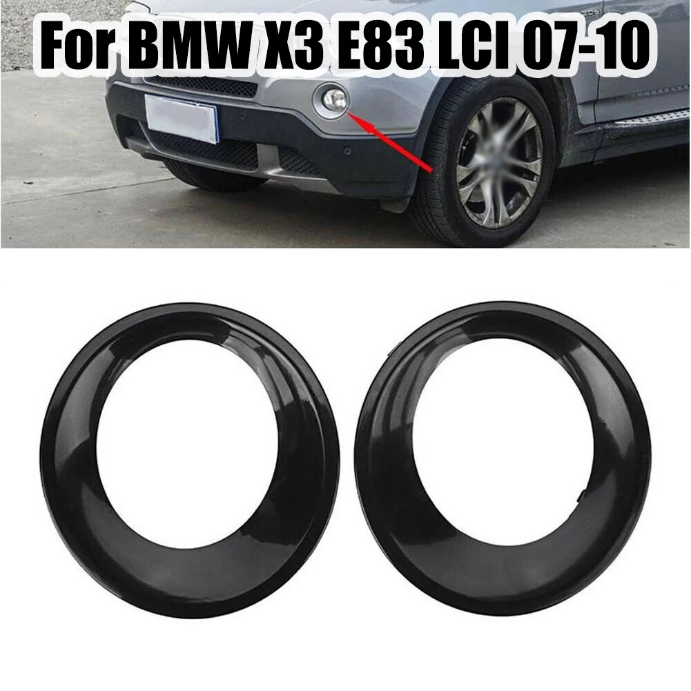 1/2pcs 안개등 커버 트림 앞 좌측 + 우측 BMW X3 E83 LCI 2007-2010 51113423789 51113423790