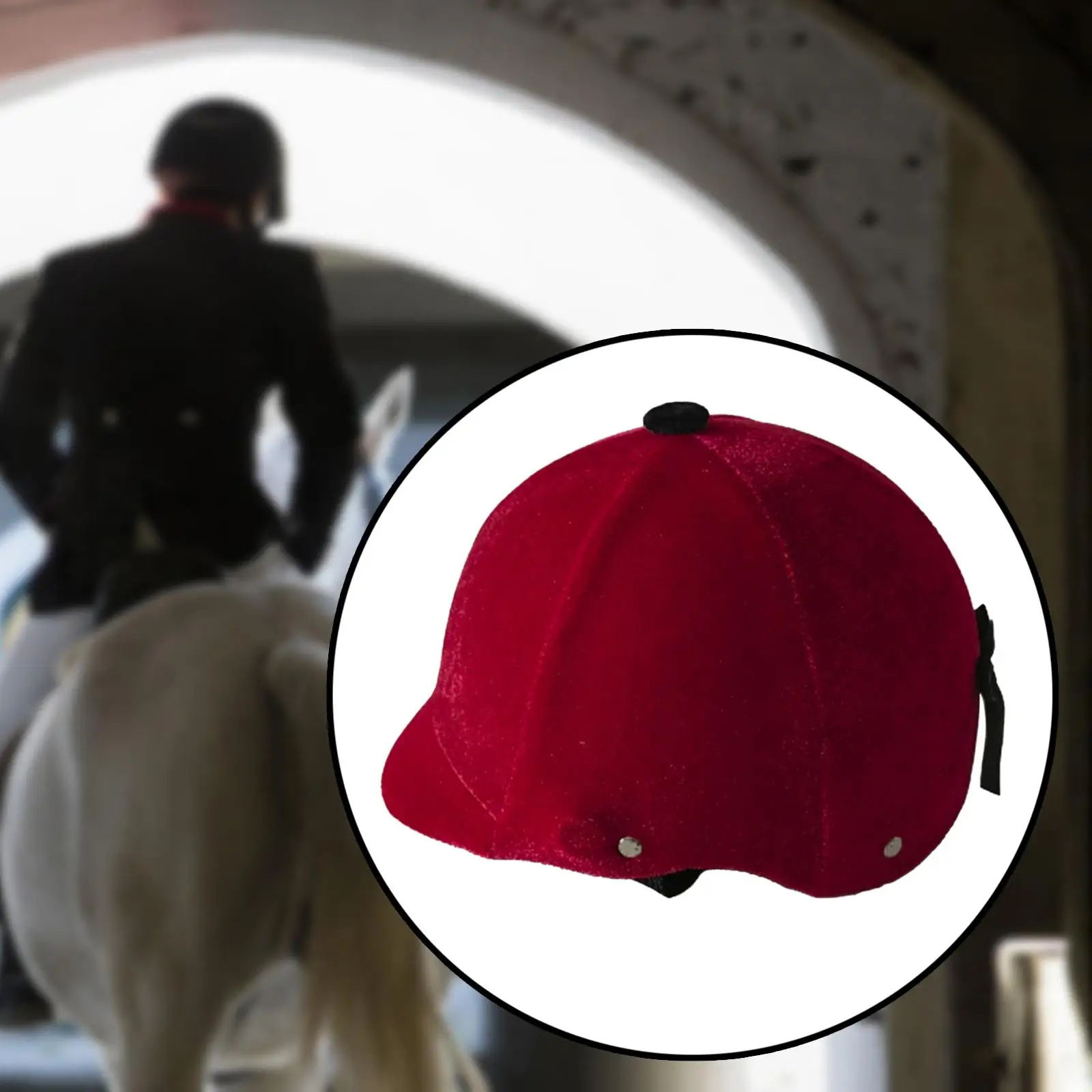 Horse Riding Helmet Professional Riding Cap Protective Gear Outdoor Sports Equestrian Hat Cap Adjustable Lightweight Equipment 3