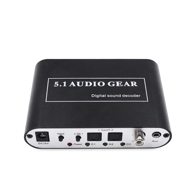 Advanced 5.1 Audio Decoder and Digital-to-Analog Sound Converter