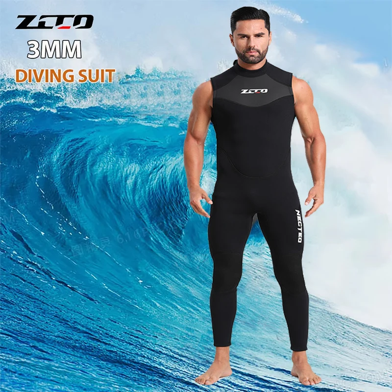 Men’s 3mm Neoprene Sleeveless Wetsuit 1