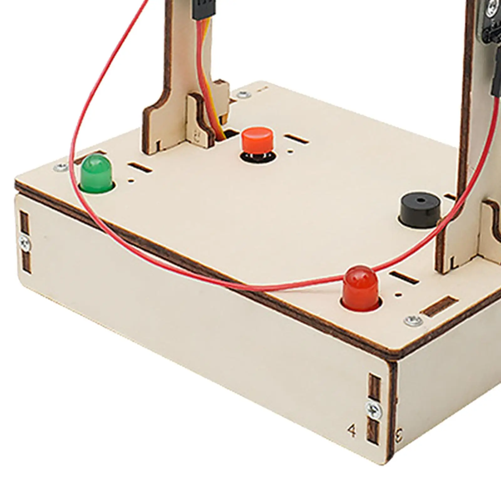 

DIY Physical Scientific Experiment Kit Electronic Assembly Educational Manual Toys Cross Line of Fire for Kids Children Gifts