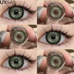 Red Eyes Fashion Contacts - Yearly Soft Lenses (GREEN)