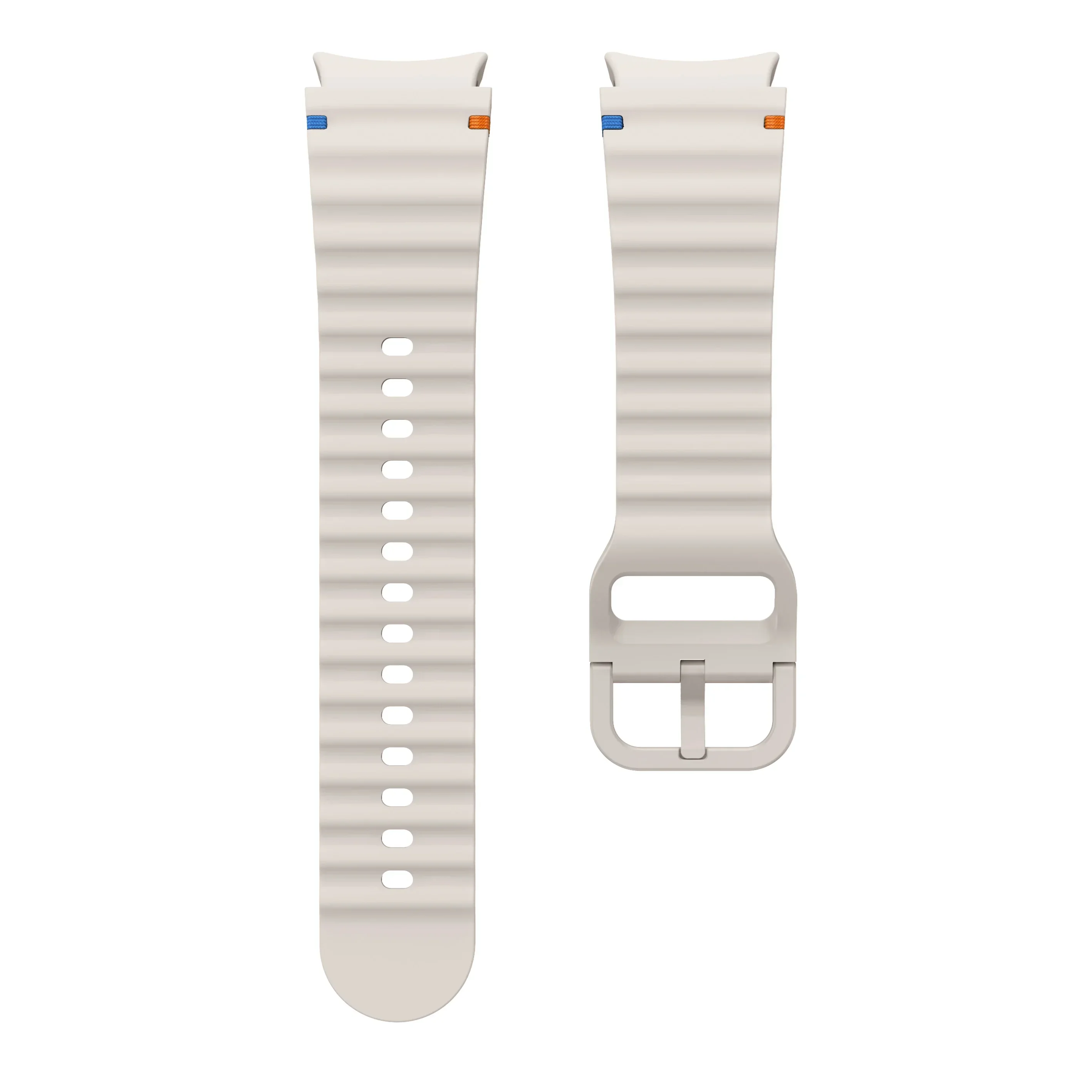 Enhanced Silicone Sports Strap for Smartwatch - Versatile and Durable Design