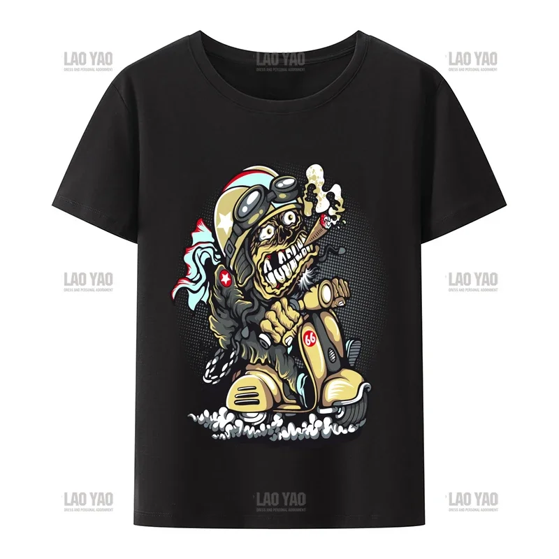 

Classic Funny Print Sleevehort T-shirt for Men Half Sleeve Summer Casual Harajuku Wide Hot Sale