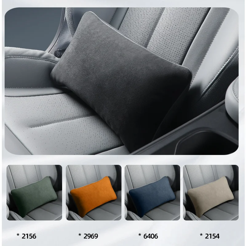 Gm Seat Cuscino Di Supporto Lombare Memory Foam Soft Alcantara Cuscino Lombare Per Mercedes Maybach Cuscino Da Viaggio Ricambi Auto