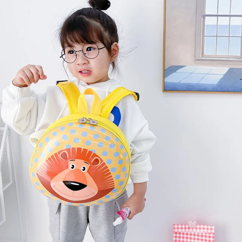 Cute Dinosaur Children Small Backpacks 2022 New Eggshell Snack Backpack In Kindergarten Anti Loss Traction Baby School Bags Hot