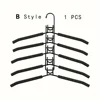 5-Layer Magic Detachable Clothes Rack - Secure Anti-Slip Design for Suits, Shirts & Sweaters - Space-Saving Wardrobe Organizer f 5