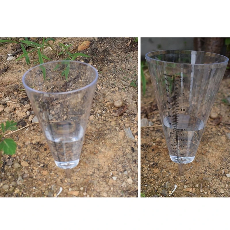Pluviometro Da Esterno In Plastica Trasparente, Facile Da Leggere – Set Da 10 Pezzi Per Giardino E Prato