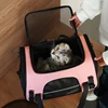 Travel pet bag portable for outdoor carrying one shoulder diagonal cross pet Bag foldable breathable Outgoing Pets Handbag 6
